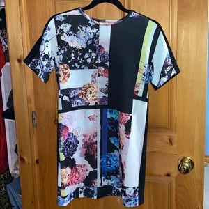 Printed Pattern Tshirt Dress
